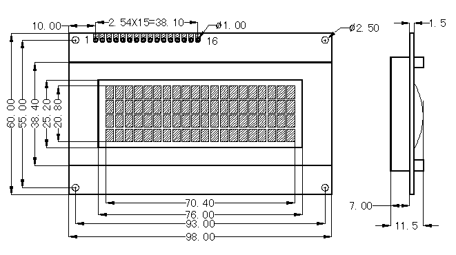 SMC2004A׼ַҺʾģ(LCM)ʾͼƬ