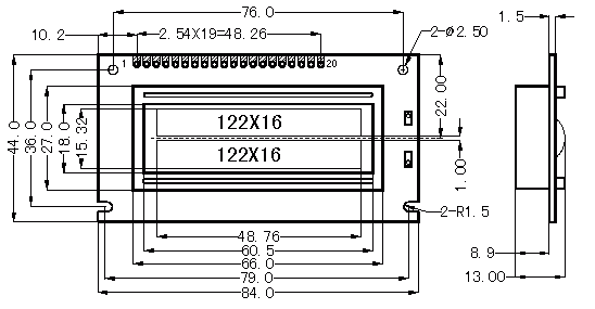 SMG12232A2׼ͼεҺʾģ(LCM)ʾͼƬ