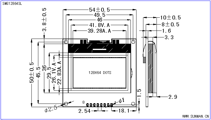 SMG12864SL׼ͼεҺʾģ(LCM)ʾͼƬ