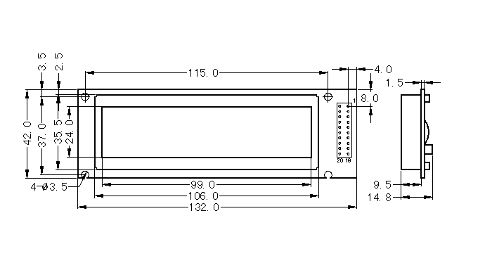 SMG16032B׼ͼεҺʾģ(LCM)ʾͼƬ