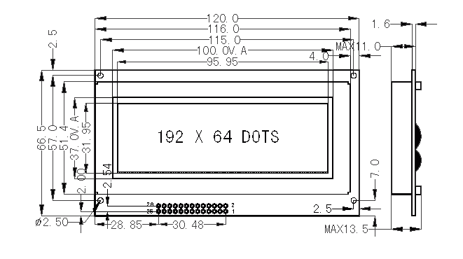 SMG19264E׼ͼεҺʾģ(LCM)ʾͼƬ