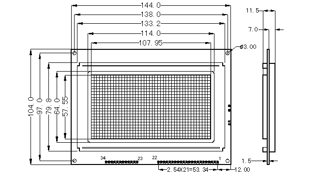 SMG240128A׼ͼεҺʾģ(LCM)ʾͼƬ