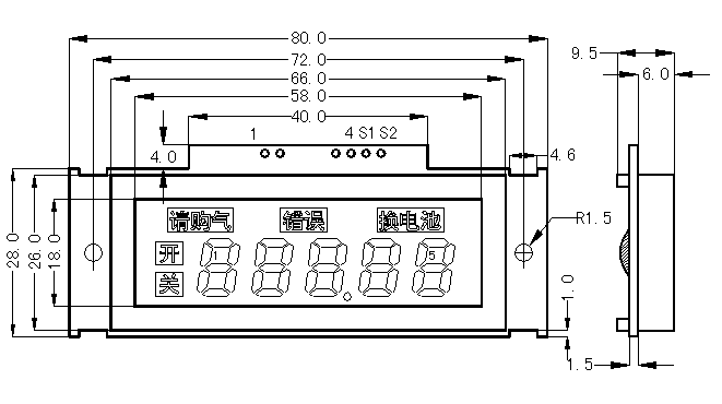 SMS0515BʽҺģ(LCM)ʾͼƬ