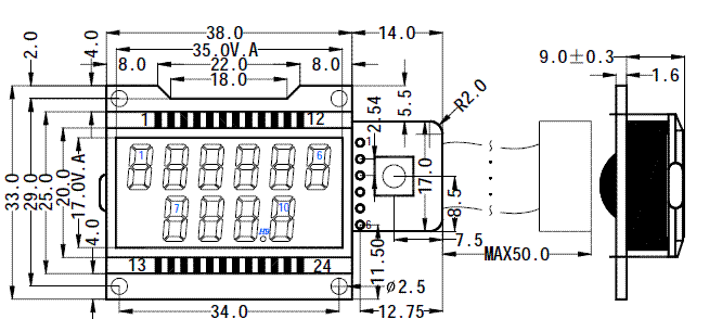 SMS1020D׼ʽҺģ(LCM)ʾͼƬ